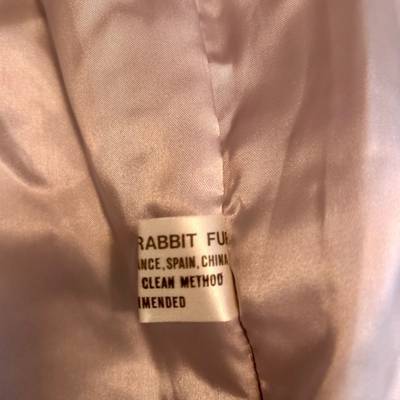 Genuine Rabbit Fur Coat - Picture 4 of 5